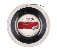 MSV France Bobine de cordage tennis Focus Hex 1,27 mm Noir