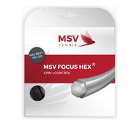 MSV Focus-HEX Cordage En Garniture 12m-Noir 1.18