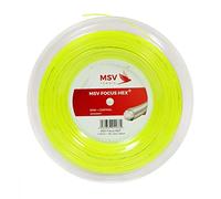 MSV Focus-HEX Moulinet de tennis Jaune 1,23 mm 200 m