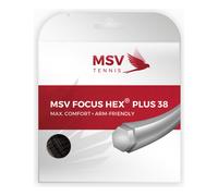 MSV Focus-HEX Plus 38 Cordage En Garniture 12m-Noir 1.20