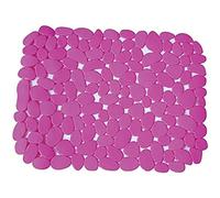 MSV Fond d'évier de cuisine en PVC GALET 40x31cm Rose