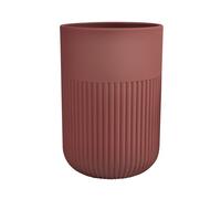 MSV - Gobelet Gino 13.2 x 10.3 cm - Porte Brosse à Dents et Dentifrice - Rangement Salle de Bain, Cuisine - Design Élégant - Facile à Nettoyer - Stable et Résistant - Berry