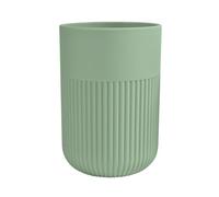 MSV - Gobelet Gino Basil - Design Compact et Élégant - Ø7.1 x 10.5 cm - Couleur Vert - Idéal pour Cuisine et Salle de Bain - Accessoire Pratique et Décoratif