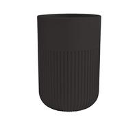 MSV - Gobelet Gino Noir - Design Compact et Élégant - Ø7.1 x 10.5 cm - Couleur Vert - Idéal pour Cuisine et Salle de Bain - Accessoire Pratique et Décoratif