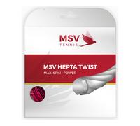 MSV Hepta-Twist Cordage En Garniture 12m-Rouge 1.25