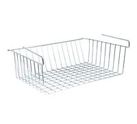 homeXpert MSV 370 Panier de Rangement Métal Argent 38 x 26 x 14 cm