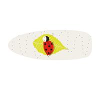 MSV, Housse de Rechange pour Table à Repasser 100% Coton avec Cordons, Housse Universelle, Rembourrage en Polyester, Lavable à 40 °, Coccinelle, 145x61cm
