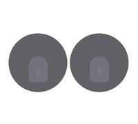 MSV Lot de 2 Crochets pour sèche Serviettes Blanc