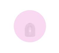 MSV Lot de 2 Crochets Rond Mural repositionnables Rose Pastel