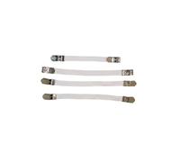 MSV Lot de 4 tendeurs pour Housse de Repassage et Angle de Drap Housse 8>18 cm