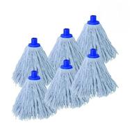 MSV Lot de 6 Franges en Coton Blanc 250g