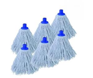 MSV Lot de 6 Franges en Coton Blanc 250g