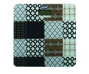 MSV MS3405 Bac de Bain Céramique Occultant Noir 29 x 29 cm