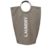 MSV Panier à Linge Laundry Flexible Taupe