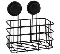 MSV Panier de douche Milady avec ventouses - Noir