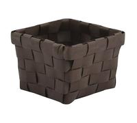 MSV Panier de Rangement 10x10x7,5cm Chocolat