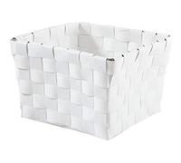 MSV Panier de Rangement 14x14x9cm Blanc