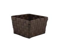 MSV Panier de Rangement 14x14x9cm Chocolat
