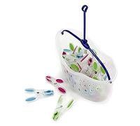 MSV Panier x24 Pinces à Linge Bi-Matiere