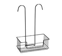 MSV Portant Bambou avec Deux étagères MIA Noir