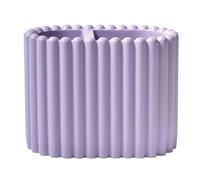 MSV - Porte Brosse à Dents Keoni Lavande en Polyrésine, 14,4 x 6,5 x 8,3 cm, Élégance et Praticité pour Votre Salle de Bain, Accessoire de Décoration Unique