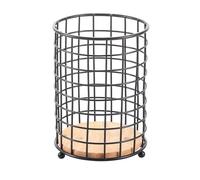 MSV Porte couverts Design industriel Bois & Acier ELIE Noir mat
