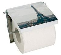 MSV Porte-papier de toilette Paris MDF, multicolore G