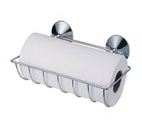 MSV Porte Rouleau essuie Tout à ventouses en Acier Chromé