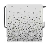 MSV - Porte Rouleau Papier WC Mural - PS & Acier Chromé - Modèle Paris - Dimensions 13 x 15 x 11,5 cm - Couleur Gris - Design Élégant et Pratique pour Salle de Bain