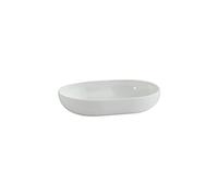 MSV - Porte-Savon PS Inagua - Design Moderne pour Salle de Bain - Taille 13 x 10 x 3 cm - Couleur Blanc - Matériau Résistant à l'eau - Idéal pour Tous Types de Savons