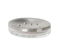 MSV Porte Savon PS & INOX Papeete Transparent & Gris