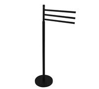 MSV Porte Serviettes 3 Branches Acier Ella Noir Mat
