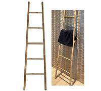 Porte Serviettes Echelle 5 niveaux Bambou MSV