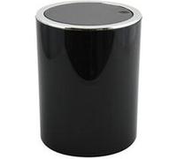 Msv poubelle à bascule pp kamaka 6l noir Noir G