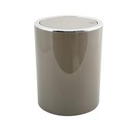 MSV Poubelle à bascule PP KAMAKA 6L Taupe
