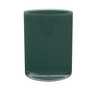 MSV - Poubelle à Bascule PP Kamaka - Couvercle Basculant Amovible - Design Moderne - Idéale pour Toilettes, Salle de Bain, Bureau - Ronde - 6 L - Vert Basilic - Élégante et Fonctionnelle