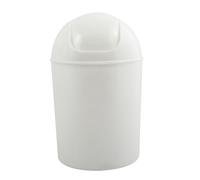 MSV France Poubelle à bascule PS 5L Blanc