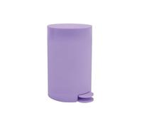 MSV, Poubelle à cosmétiques Modèle Osaki, 3 litres, Couvercle, Poubelle à Pédale pour Toilettes Salles de Bain, Compact, Petit Espace, avec Récipient intérieur Amovible, Lavande Mat