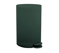 MSV, Poubelle à cosmétiques Modèle Osaki, 3 litres, Couvercle, Poubelle à Pédale pour Toilettes Salles de Bain, Compact, Petit Espace, avec Récipient intérieur Amovible, Vert Foncé