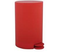 Msv poubelle à pédale pp osaki 3l rouge Rouge G