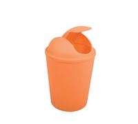 MSV Poubelle AKO 5,5 l avec Couvercle Rabattable Orange