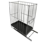 MSV Poubelle encastrable coulissante 19L Acier Chromée