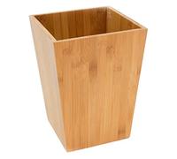 Msv 140639 Badezimmer Abfalleimer Bambus Lackiert Nitrocellulose 20 X 20 X 26 Cm