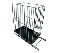 MSV Poubelle encastrable coulissante 19L Acier Chromée