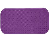 MSV Premium Tapis de Douche antibactérien antidérapant avec ventouses Violet/Violet Env. 36 x 76 cm Lavable à 60 °C