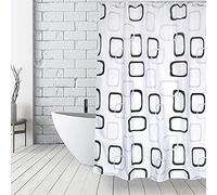 MSV Rideau de Douche en Polyester Vintage 180 x 200 cm