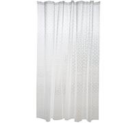 MSV Rideau de Douche EVA Kolding 180x200cm QUALITÉ Premium Transparent - Anneaux Inclus