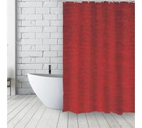 MSV Rideau de Douche Français Polyester 180x200cm Marianne Rouge