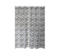 MSV Rideau de Douche Polyester LOFT 180x200cm QUALITÉ Premium Chocolat - Anneaux Inclus