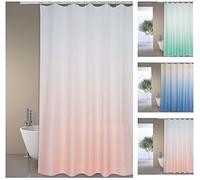 MSV Rideau de Douche Polyester Sugar 180x200cm Rose Pastel - Anneaux Inclus